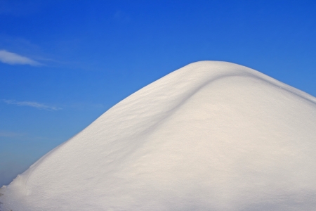 Snow hillの写真素材