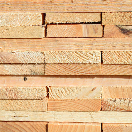 Eaves board in stacks