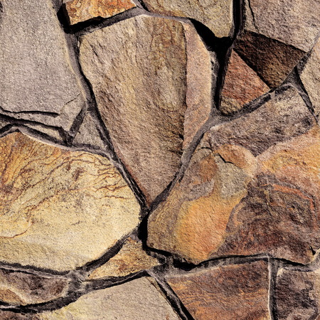 Fragment of a wall from a chipped stone