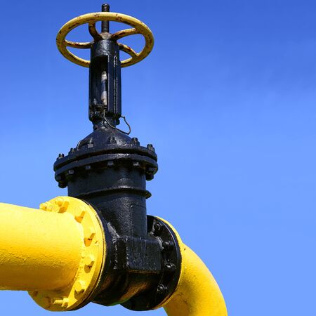 Equipment for gas distribution stationの写真素材