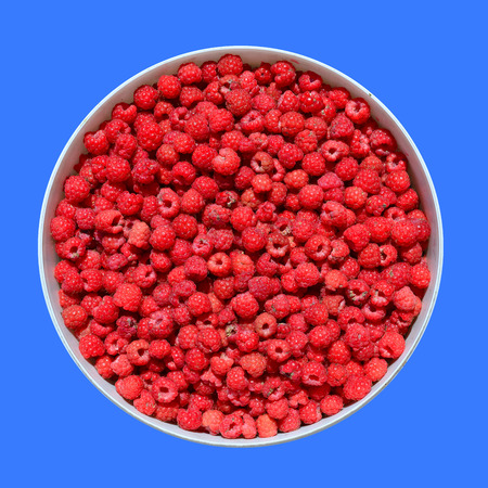 Raspberries in the background photo