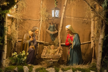 Nativity Scene Christmas  The Holy family, Jesus, Joseph   Mary all togethe  Germany