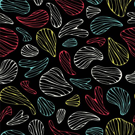 Abstraction seamless pattern. Graphic design.のイラスト素材