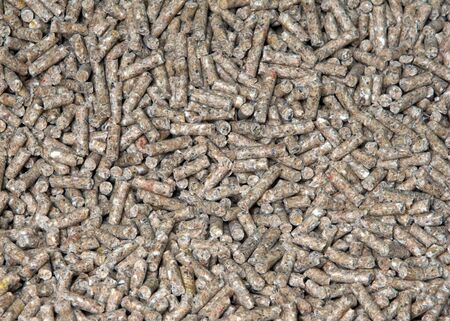 close up view of chicken pelletsの写真素材