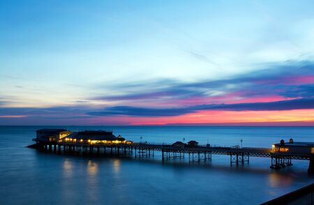 View of Cromer Pier, Cromer, Norfolk, UKの写真素材