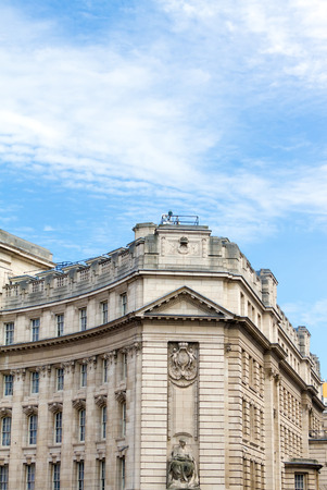 admiralty arch london with blue skyのeditorial素材