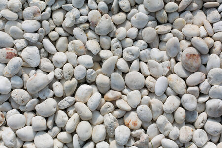 Close up different shape white stone texture backgroundの写真素材