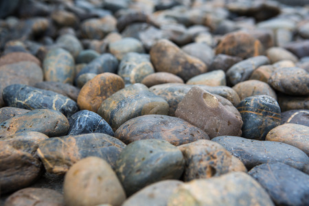 Background of colorful stones of different shape and size