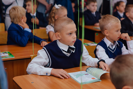 September first-the day of knowledge in Russia.のeditorial素材