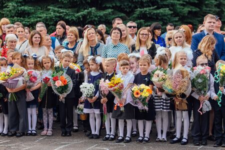 September first-the day of knowledge in Russia.のeditorial素材