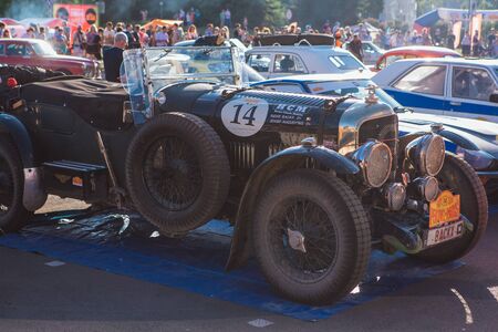 Novokuznetsk, Russia, 13 June 2019: The 7th Peking to Paris Motor Challenge is unique in the motoring world a true endurance motor rally following in the wheel-tracks of the original pioneers of 1907のeditorial素材