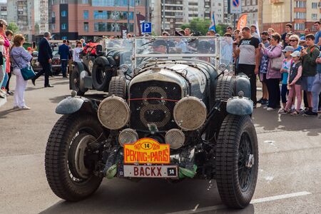 Novokuznetsk, Russia, 14 June 2019: The 7th Peking to Paris Motor Challenge is unique in the...