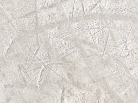 Ice background with marks from skating and hockey.の写真素材