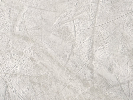 Ice background with marks from skating and hockey.の写真素材