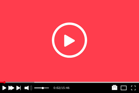 Video player for webのイラスト素材