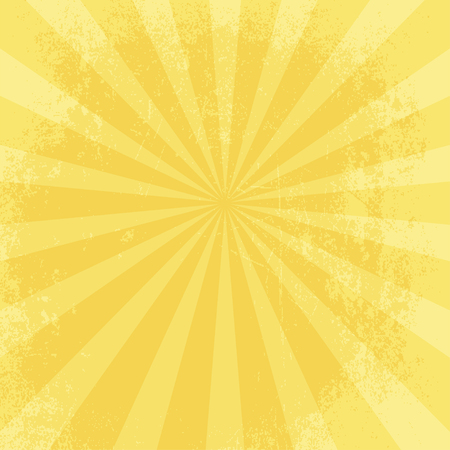 Retro yellow grungy star backgroundのイラスト素材