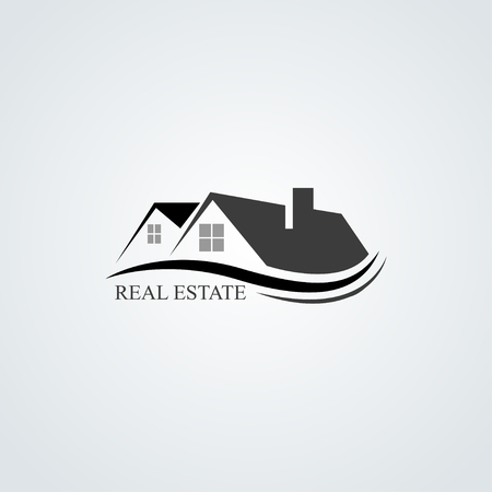 House roofs for real estate businessのイラスト素材