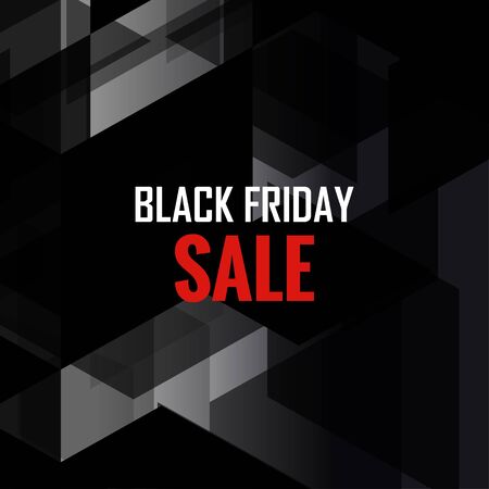 Black Friday sale polygonal background. Shopping discounts promotion.のイラスト素材