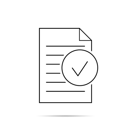 Document vector icon. Paper vector icon. Vector EPS10のイラスト素材