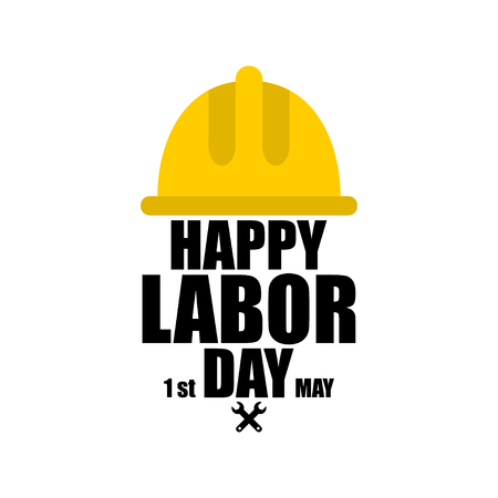 Happy Labor Day. 1 May International labour dayのイラスト素材