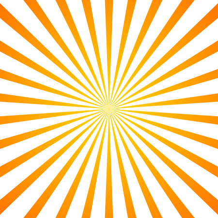 Sun rays. Orange backgroundのイラスト素材