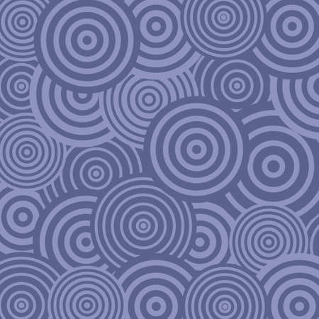 Blue abstract overlap circle pattern seamless, vector illustration