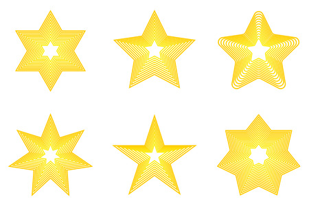 Star icons setのイラスト素材