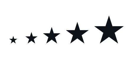 Five Black Starsのイラスト素材