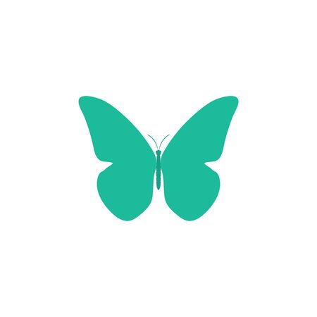 Butterfly vector icon flat design.のイラスト素材