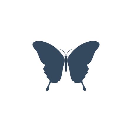 Butterfly vector icon flat design.のイラスト素材