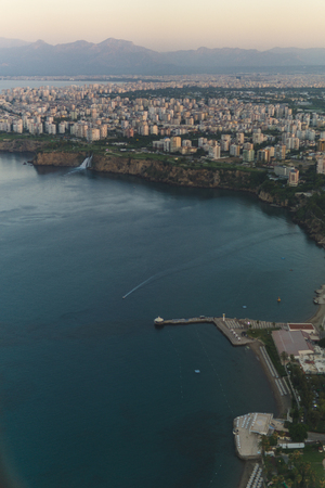 Antalya from skyの写真素材
