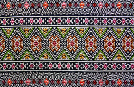 Pattern style Thai Silk culter the north of Thailand.の写真素材