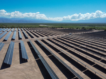 Tinogasta's extensive solar parks integrate into the arid landscape, marking a significant advance...