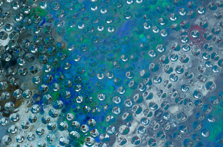 bubble texture from glassの写真素材