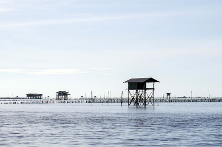 House on the seaの写真素材