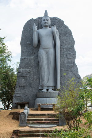 buddha stand statueの写真素材