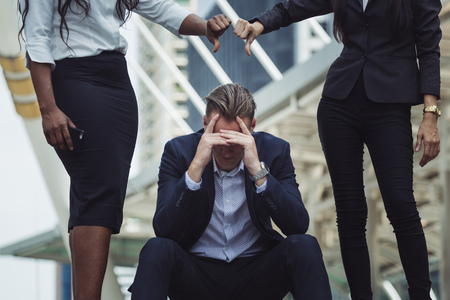 Bad feeling of business manの写真素材