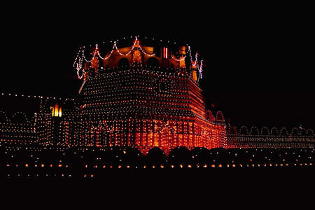 The Temple of the Sacred Tooth Relic in Kandy, Sri Lankaのeditorial素材