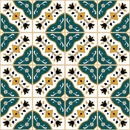 Seamless tunisian style patternのイラスト素材