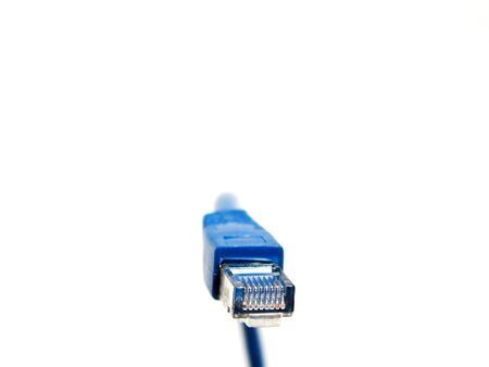 Blue Cat5 network-cable