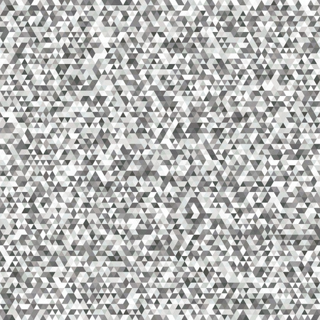 Seamless Grey and White Pattern of Symmetric Triangles for Universal Application.