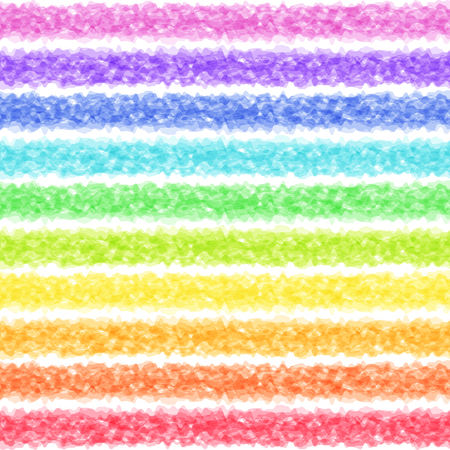 Colorful Iridescent Smooth Lines on White Backdrop. Abstract Rainbow Texture. Creative Style.のイラスト素材