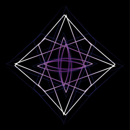 Beautiful geometric pattern icons for mobile applications and gamesのイラスト素材