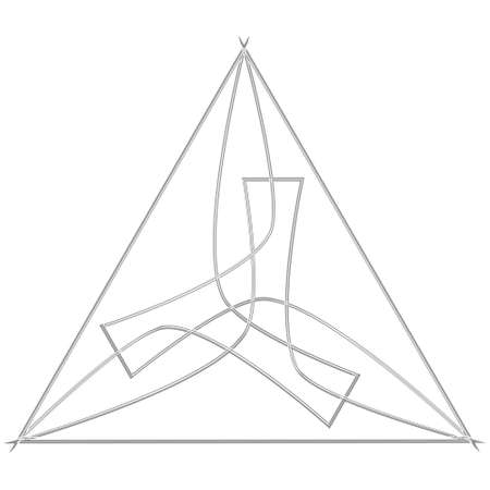 Holiday patterns of stars of snowflakes and flowers for gifts geometric pentagramのイラスト素材