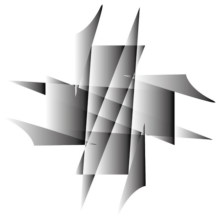 Festive geometric set stars and flowers pattern for gifts and holidays, for packaging, polygon, clothing, goods and logosのイラスト素材