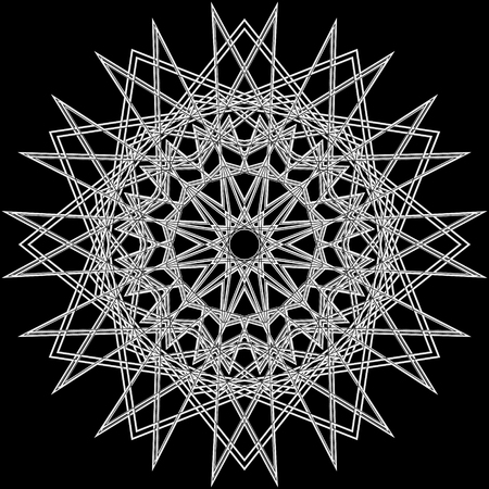 Geometric patterns etudes pentograms of design and interiorsのイラスト素材