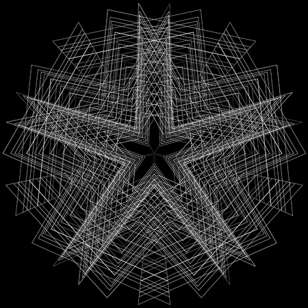 A stylish geometric pattern for the fashion industryのイラスト素材