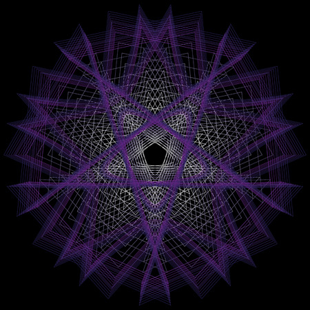 A stylish geometric pattern for the fashion industryのイラスト素材