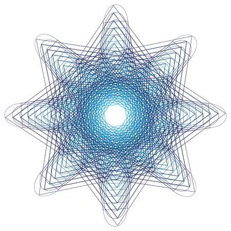 Symbols of sacred geometry, depict fundamental aspects of space and time.Flower of life symbol variationsのイラスト素材