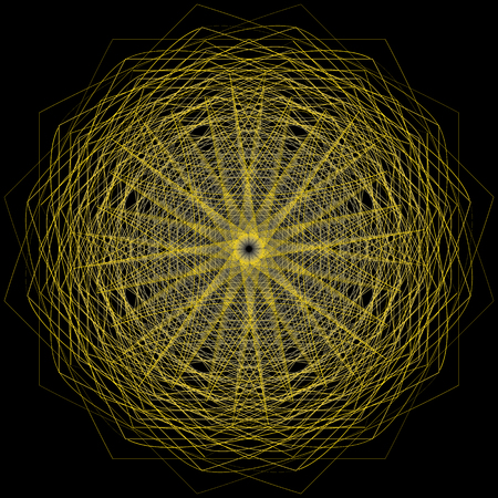 Geometric patterns etudes pentograms of design and interiorsのイラスト素材